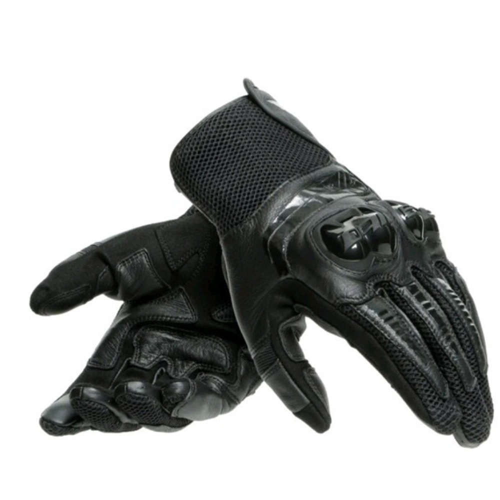 DAINESE MIG 3 Unisex Leather/Mesh Smart Touch Motorcycle Gloves Size Small 8"